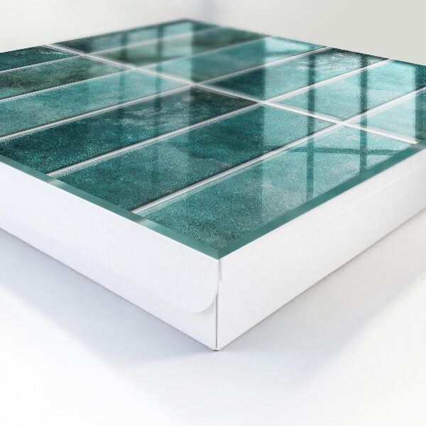 Boîte à clés decorative Carreaux turquoise