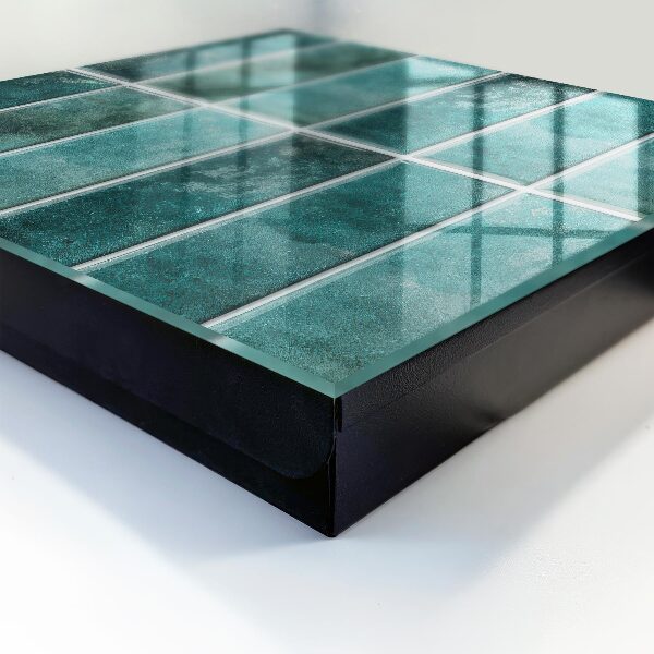 Boîte à clés decorative Carreaux turquoise