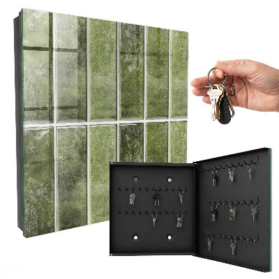 Boîte à clés decorative Carreaux verts