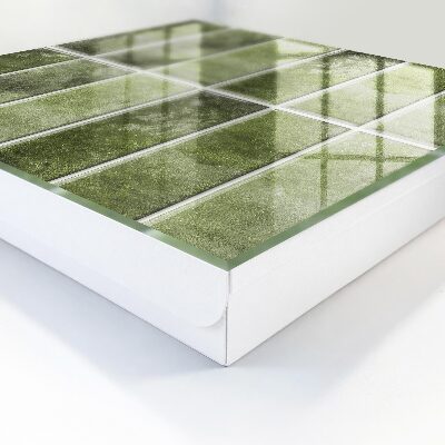Boîte à clés decorative Carreaux verts