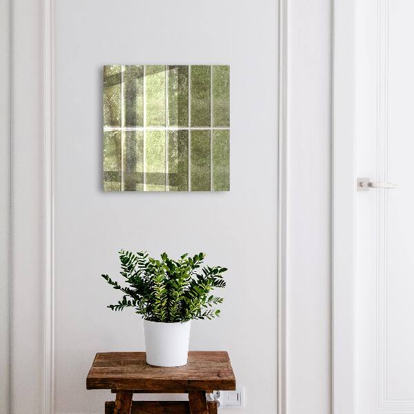 Boîte à clés decorative Carreaux verts