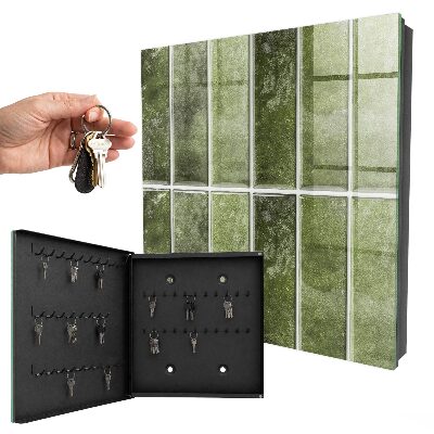 Boîte à clés decorative Carreaux verts