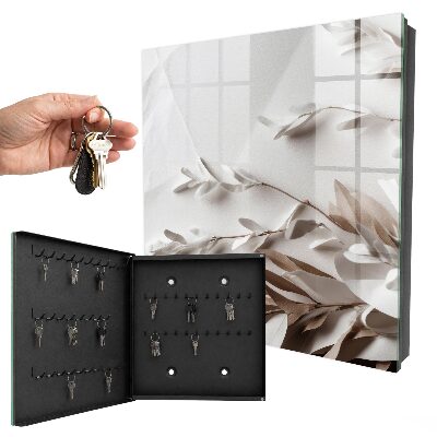 Armoire à clés murale Feuilles d'élégance