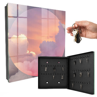 Boîte à clés decorative Nuages ​​éthérés