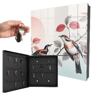 Armoire à clés murale Les oiseaux et la nature