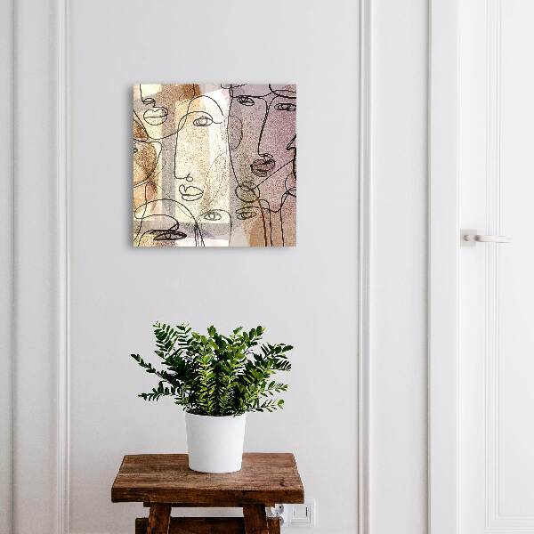 Boîte à clés decorative Dessin au trait