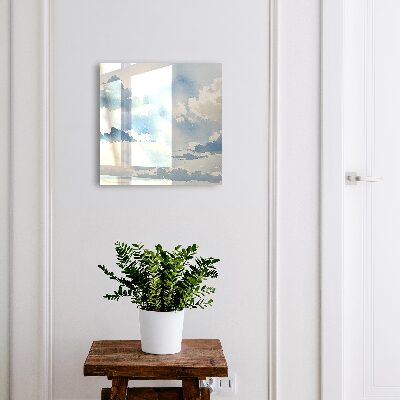Armoire à clés murale Nuages ​​dans le ciel
