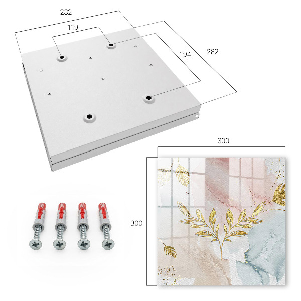 Boîte à clés decorative La magie des pastels