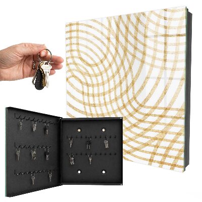 Armoire à clés murale Lignes bouclées