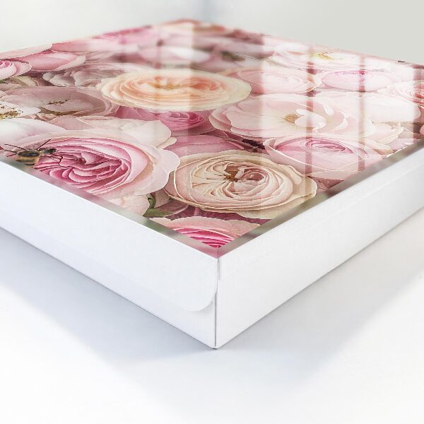 Armoire à clés murale Belle rose