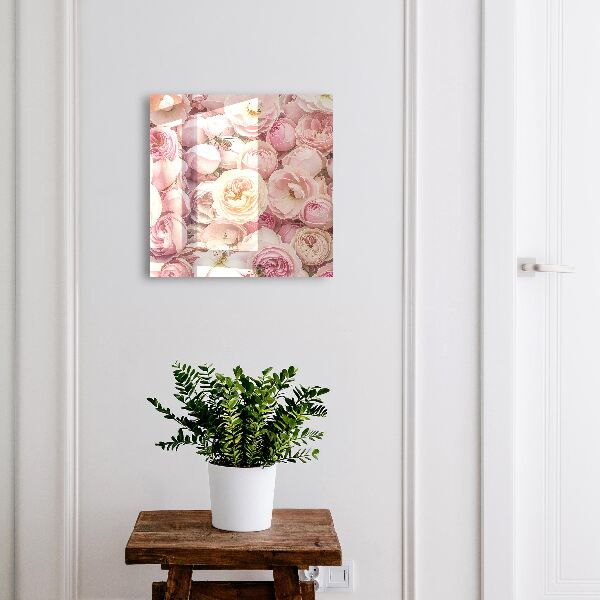 Armoire à clés murale Belle rose