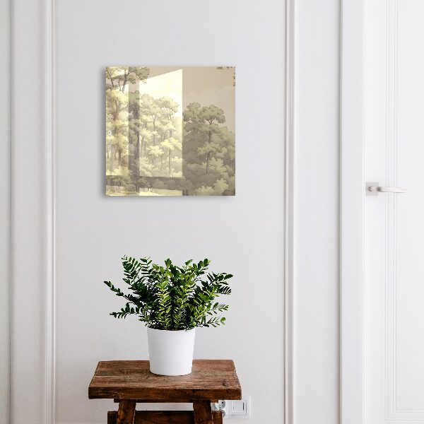Armoire à clés murale Forêt verte