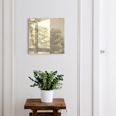 Armoire à clés murale Forêt verte