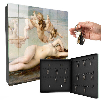 Armoire à clés murale La Naissance de Vénus par Alexandre Cabanel