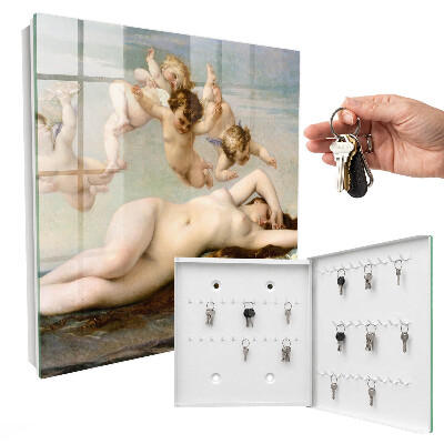 Armoire à clés murale La Naissance de Vénus par Alexandre Cabanel