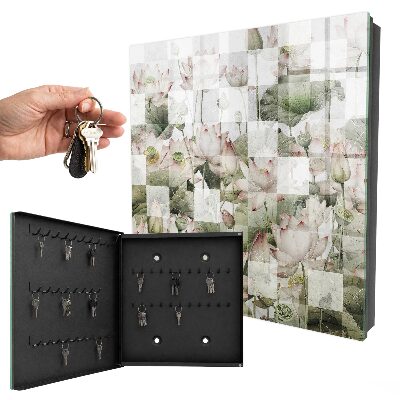 Armoire à clés murale Lys géométriques