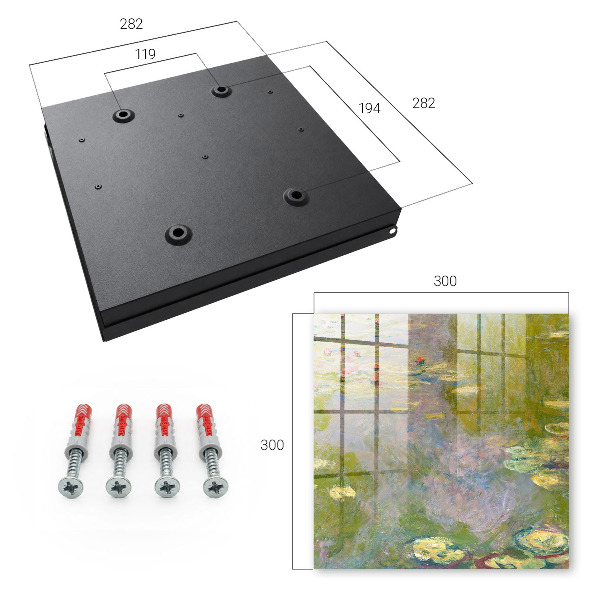 Boîte à clés decorative Les Nymphéas de Claude Monet