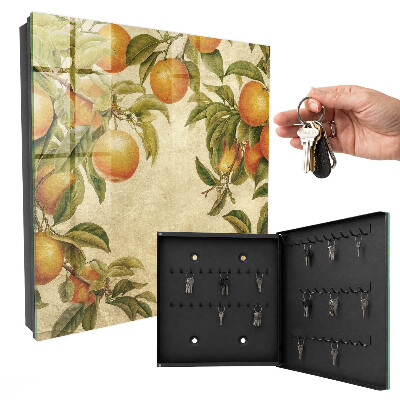 Armoire à clés murale Oranges et nature