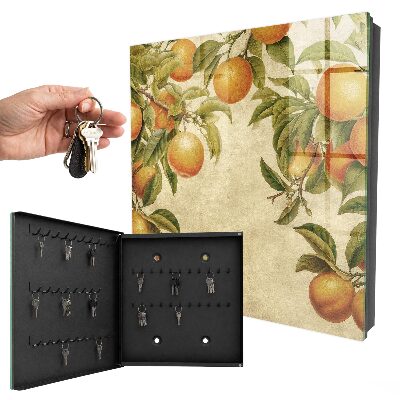Armoire à clés murale Oranges et nature
