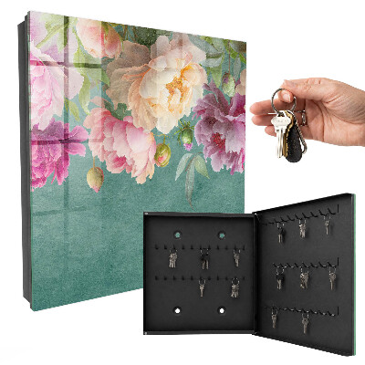 Boîte à clés decorative Élégance florale