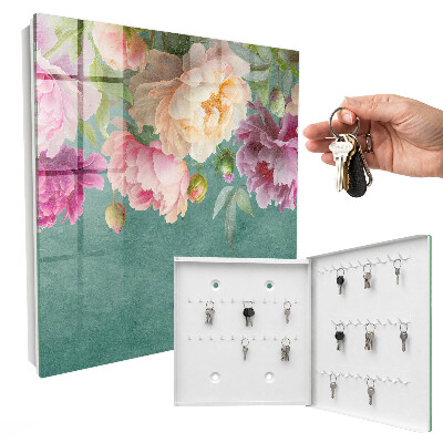 Boîte à clés decorative Élégance florale