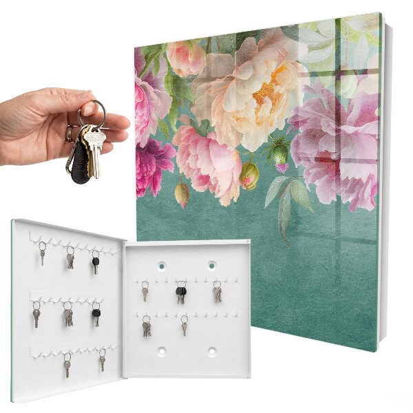 Boîte à clés decorative Élégance florale