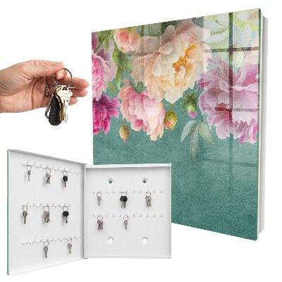Boîte à clés decorative Élégance florale