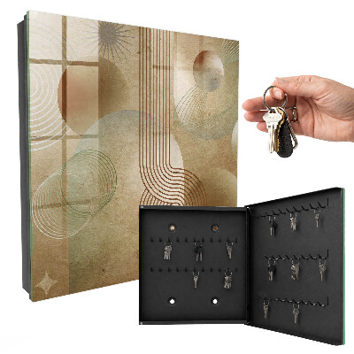Armoire à clés murale Formes géométriques