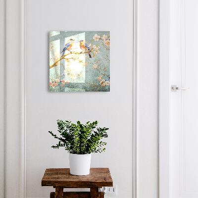Boîte à clés decorative Scène printanière