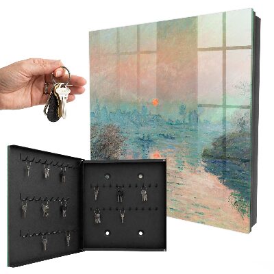 Armoire à clés murale Paysage romantique