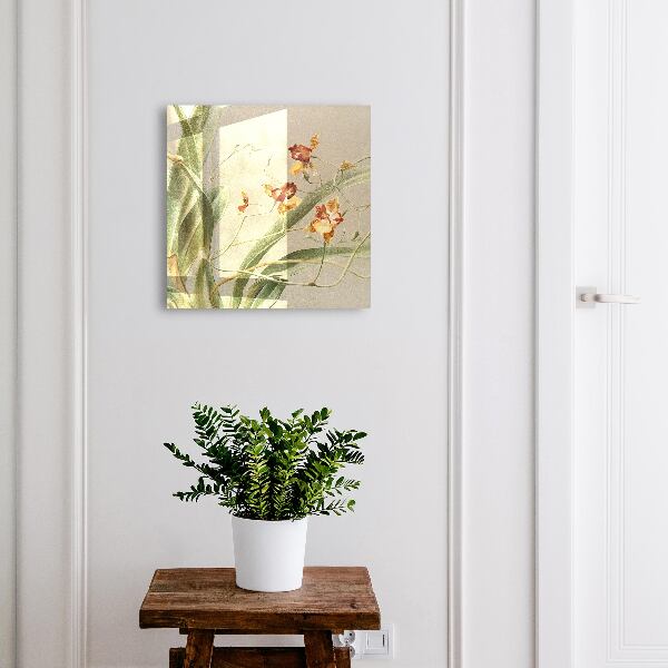 Armoire à clés murale Fleurs grimpantes