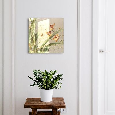 Armoire à clés murale Fleurs grimpantes
