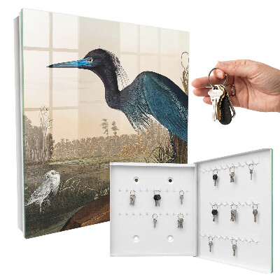 Boîte à clés decorative Oiseau exotique