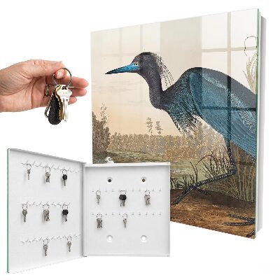 Boîte à clés decorative Oiseau exotique