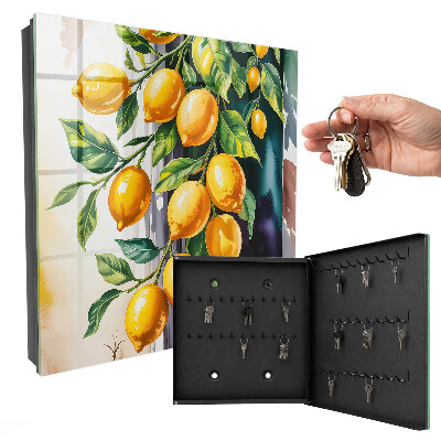 Armoire à clés murale La magie du citron