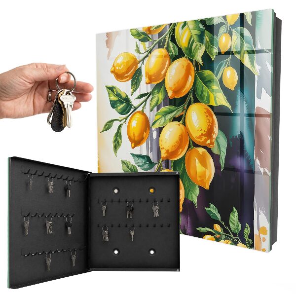 Armoire à clés murale La magie du citron