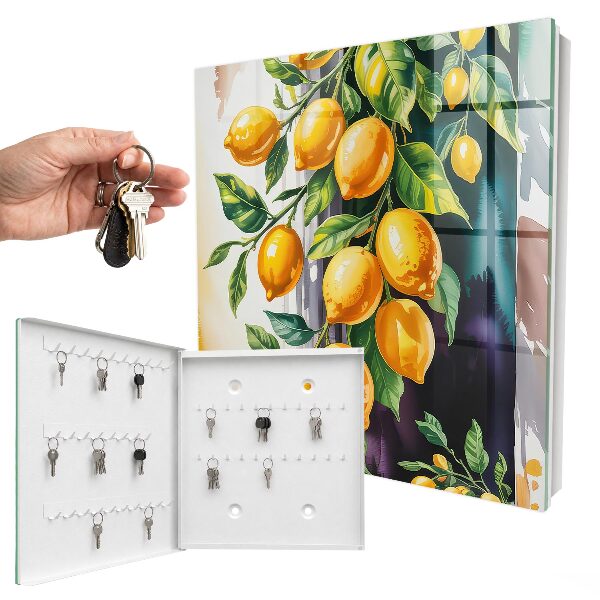 Armoire à clés murale La magie du citron