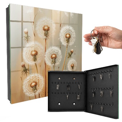 Armoire à clés murale La beauté du pissenlit