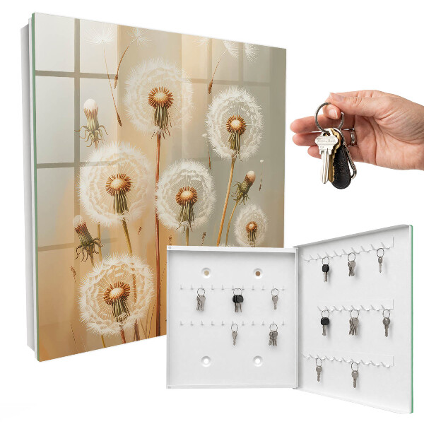 Armoire à clés murale La beauté du pissenlit
