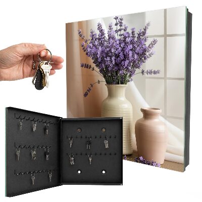Armoire à clés murale Fleurs dans un vase