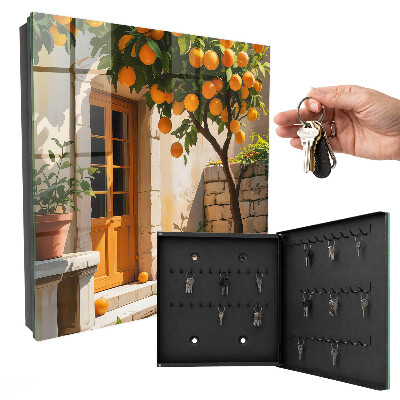 Boîte à clés decorative Jardin des Orangers