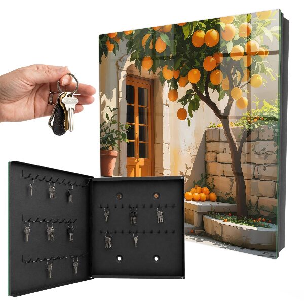 Boîte à clés decorative Jardin des Orangers