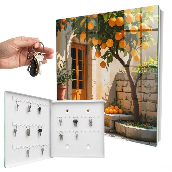 Boîte à clés decorative Jardin des Orangers