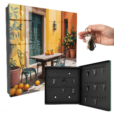 Armoire à clés murale Terrasse ensoleillée