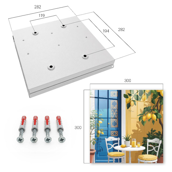 Armoire à clés murale Jardin d'été