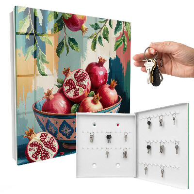 Armoire à clés murale Motif de fruit