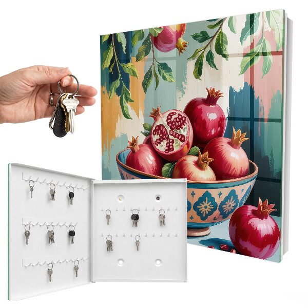 Armoire à clés murale Motif de fruit