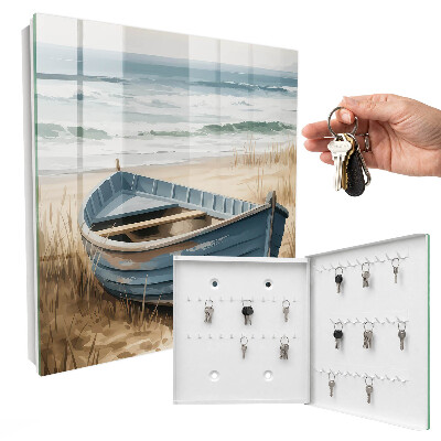 Armoire à clés murale Bateau de plage