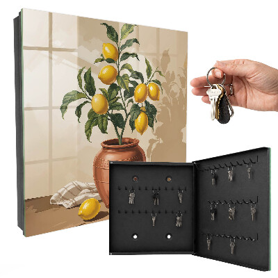 Boîte à clés decorative Citronnier