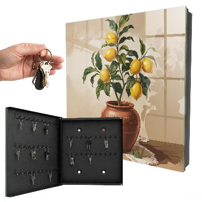 Boîte à clés decorative Citronnier